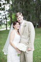 <p>
While living in Charleston, Laura and Worth met through friends. After three and a half years together, Worth proposed at Laura&rsquo;s favorite place in the world&mdash;the dock of her family&rsquo;s beach house overlooking the Murrells Inlet marsh. Both families were waiting to surprise Laura after the proposal. The ceremony took place at Litchfield Plantation, where a terrifying rain scare passed and made for a beautiful sky. They live in Charleston.</p>
