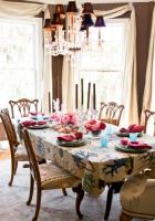 Ageless Elegance:
Roberts's dad worked for two decades at furniture manufacturer Baker and wanted to keep its timeless pieces intact. Angel worked with what her parents wanted to keep, punching up rather than tossing out.                                        